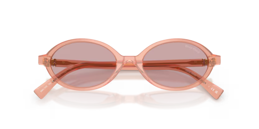 MIU MIU Round Acetate Sunglasses