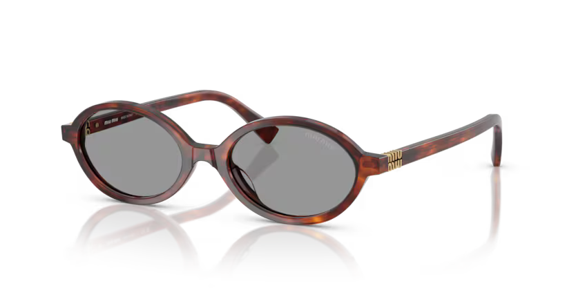 MIU MIU Round Acetate Sunglasses