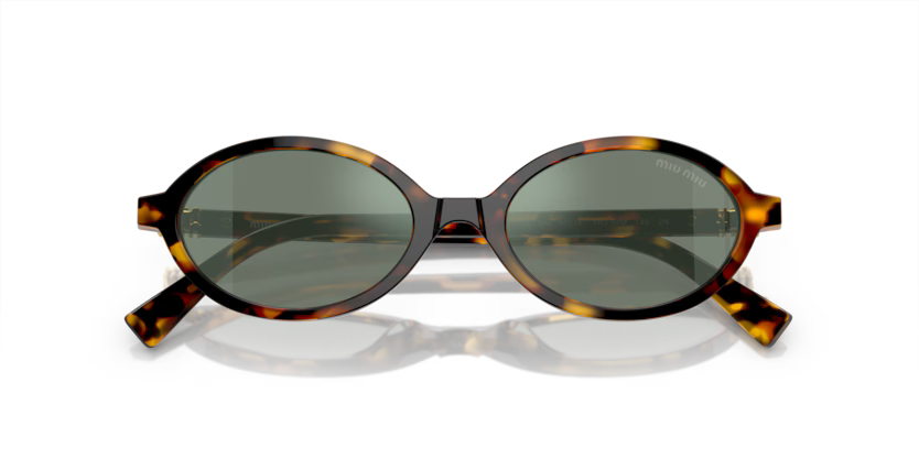 MIU MIU Round Acetate Sunglasses