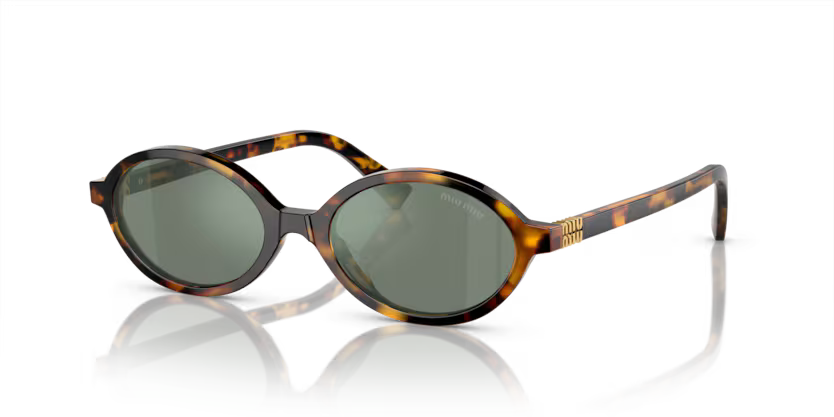MIU MIU Round Acetate Sunglasses