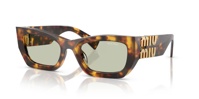 MIU MIU Rectangular Acetate Sunglasses