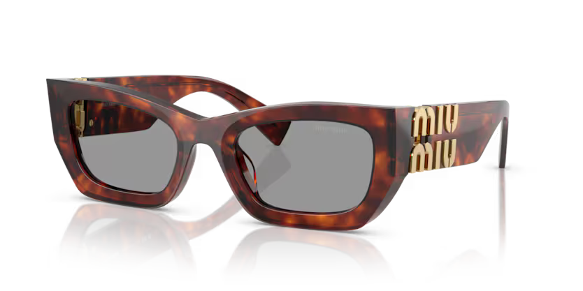 MIU MIU Rectangular Acetate Sunglasses