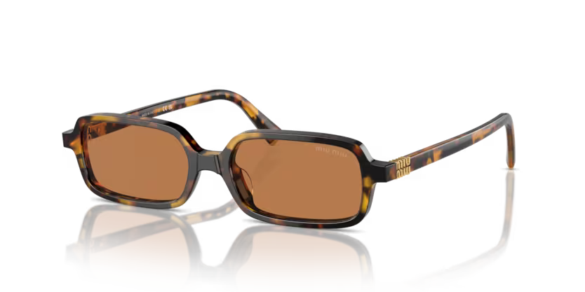 MIU MIU Rectangular Acetate Sunglasses