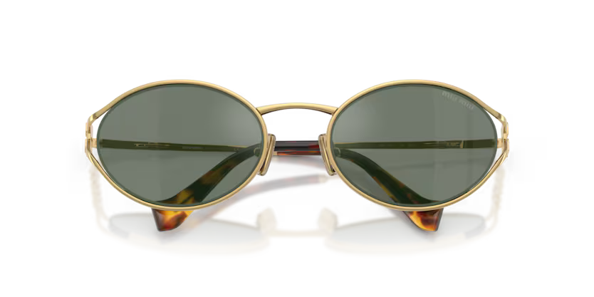 MIU MIU Oval Metal Sunglasses