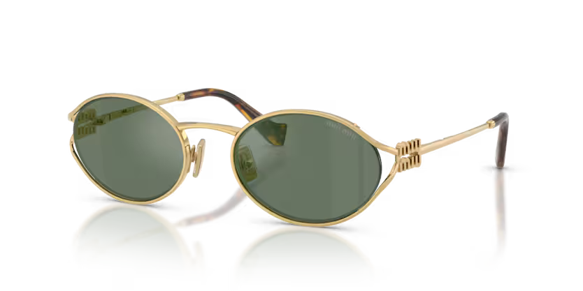 MIU MIU Oval Metal Sunglasses
