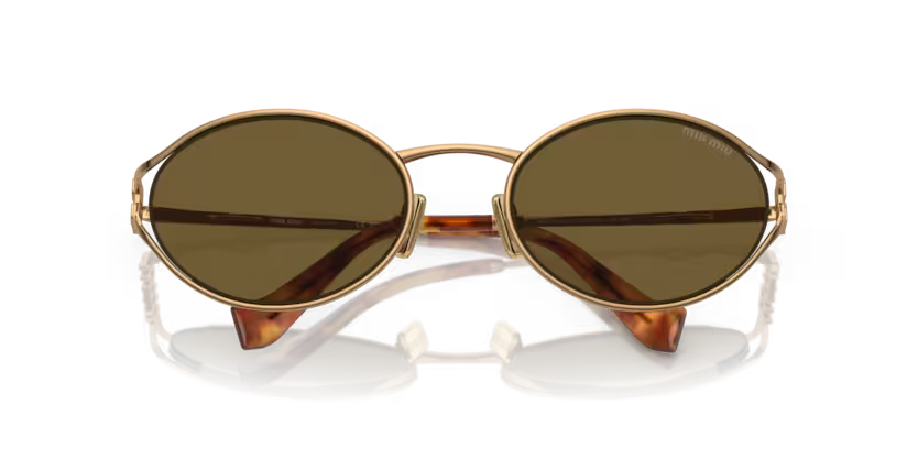 MIU MIU Oval Metal Sunglasses