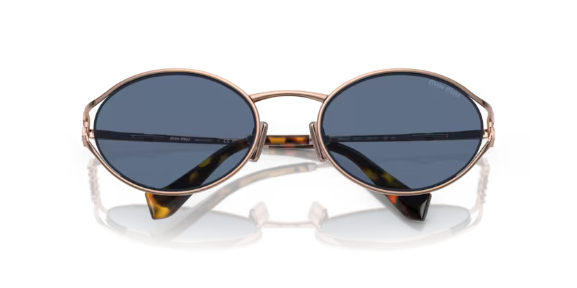 MIU MIU Oval Metal Sunglasses