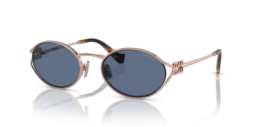 MIU MIU Oval Metal Sunglasses