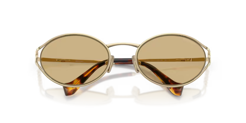 MIU MIU Oval Metal Sunglasses
