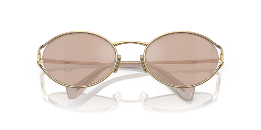 MIU MIU Oval Metal Sunglasses