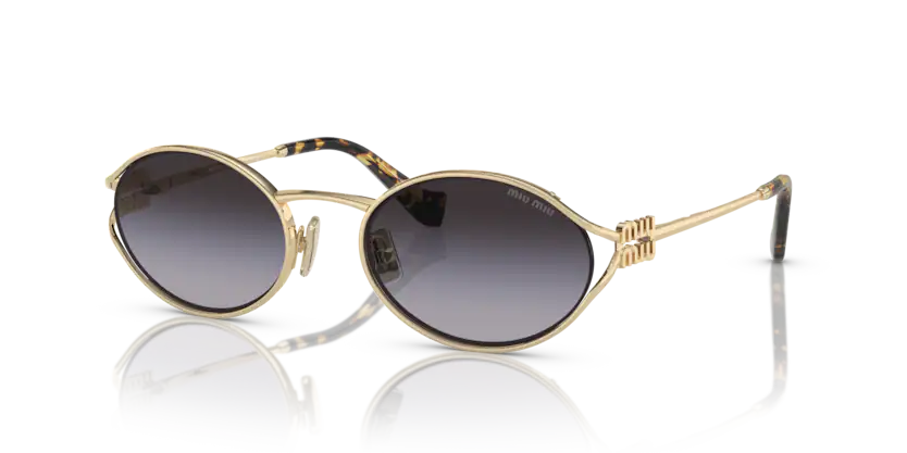 MIU MIU Oval Metal Sunglasses