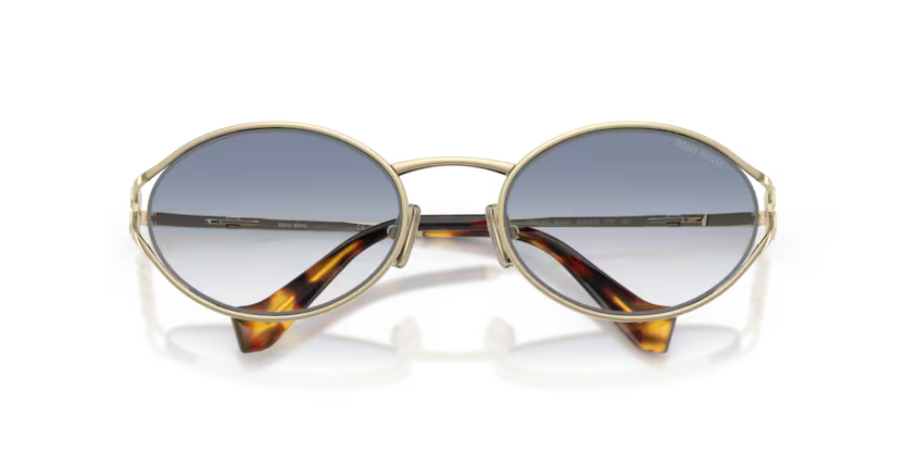 MIU MIU Oval Metal Sunglasses