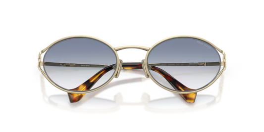 MIU MIU Oval Metal Sunglasses