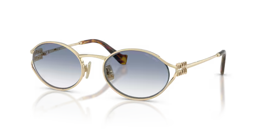 MIU MIU Oval Metal Sunglasses