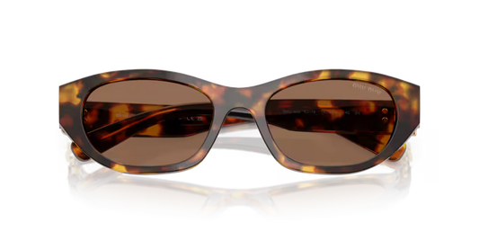 MIU MIU Oval Acetate Sunglasses
