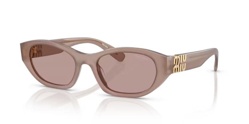 MIU MIU Oval Acetate Sunglasses