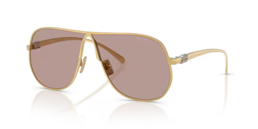 MIU MIU Teardrop Metal Sunglasses