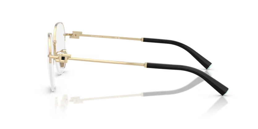 Tiffany & Co. Half Rim Metal Eyeglasses