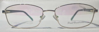 PAUL HENDRICKS Rectangular Metal Eyeglasses