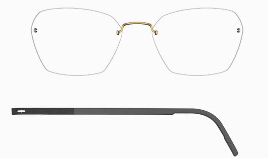 Lindberg Spirit Rectangle Curved Edges Eyeglasses
