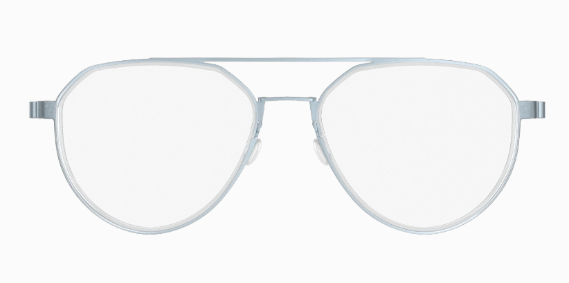 Lindberg Strip Titanium Aviator Eyeglasses