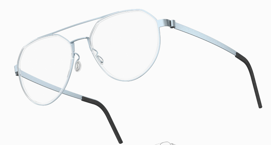 Lindberg Strip Titanium Aviator Eyeglasses