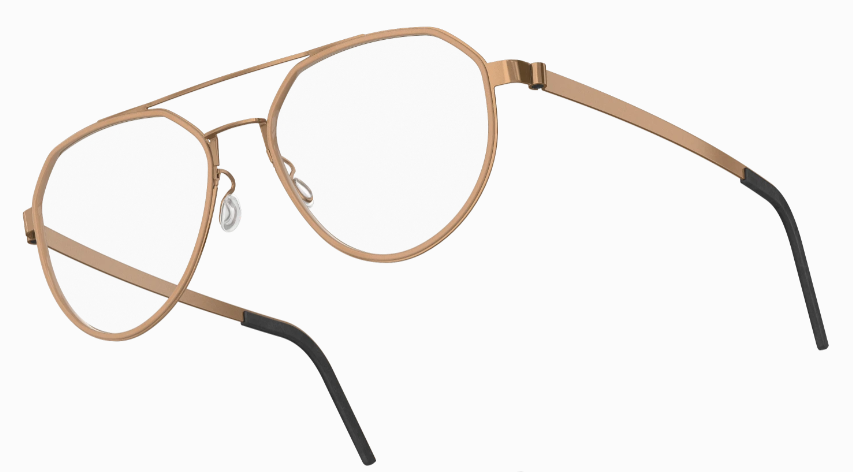 Lindberg Strip Titanium Aviator Eyeglasses