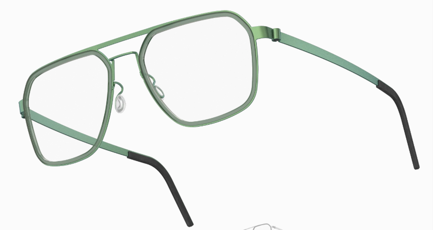 Lindberg Strip Titanium Aviator Eyeglasses