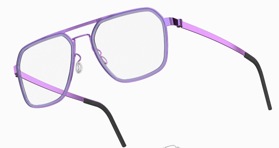 Lindberg Strip Titanium Aviator Eyeglasses