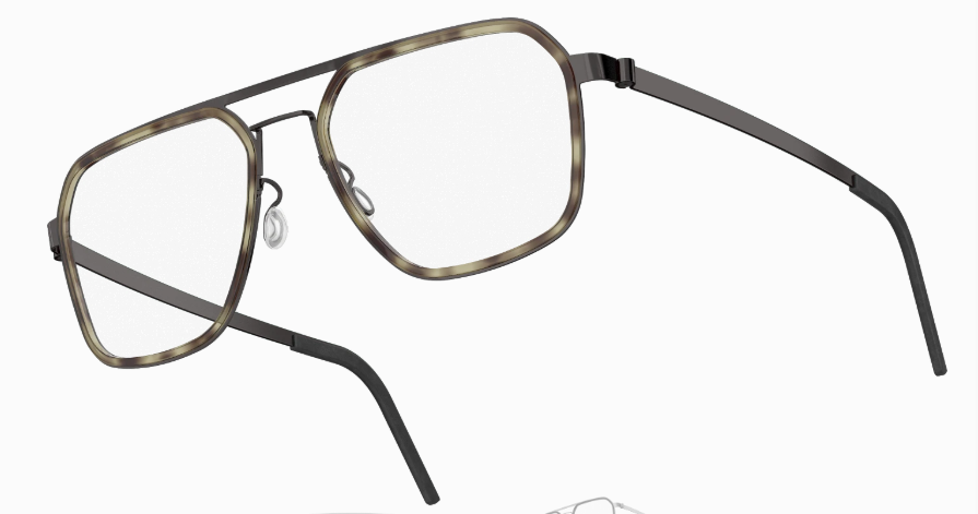Lindberg Strip Titanium Aviator Eyeglasses