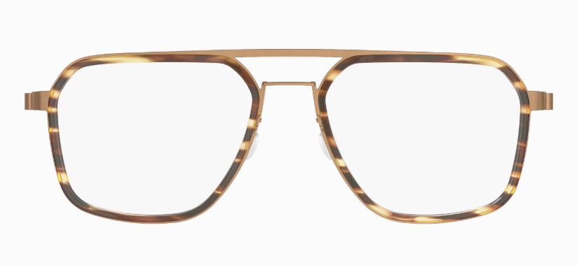 Lindberg Strip Titanium Aviator Eyeglasses