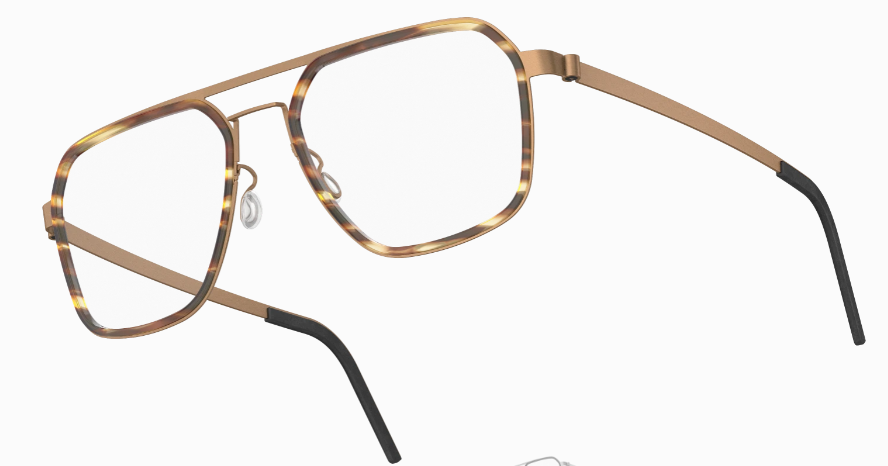 Lindberg Strip Titanium Aviator Eyeglasses