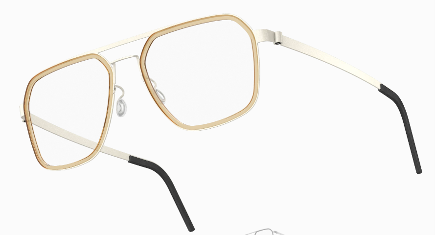 Lindberg Strip Titanium Aviator Eyeglasses