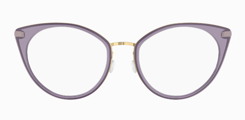 Lindberg Strip Titanium Cat Eye Eyeglasses