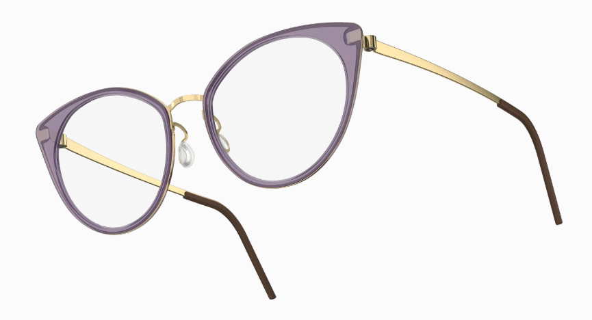 Lindberg Strip Titanium Cat Eye Eyeglasses