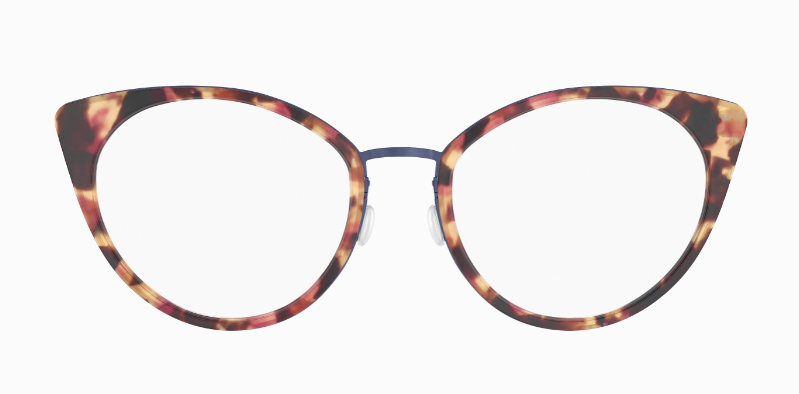 Lindberg Strip Titanium Cat Eye Eyeglasses