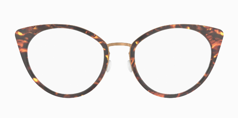 Lindberg Strip Titanium Cat Eye Eyeglasses