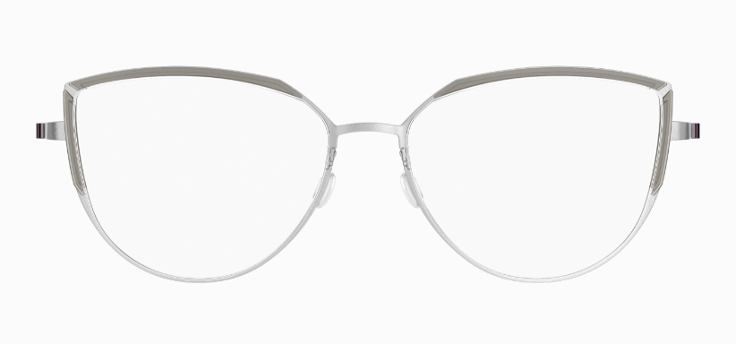 Lindberg Strip Titanium Cat Eye Eyeglasses