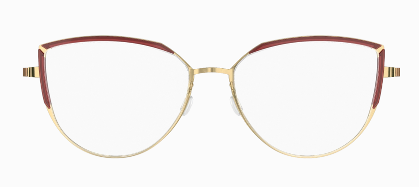 Lindberg Strip Titanium Cat Eye Eyeglasses