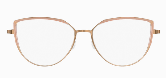 Lindberg Strip Titanium Cat Eye Eyeglasses