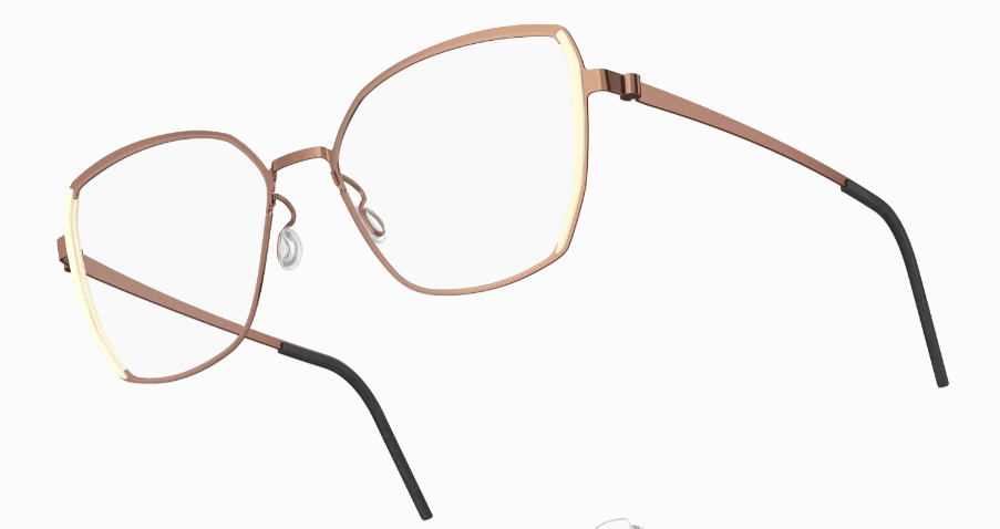 Lindberg Strip Titanium Cat Eye Eyeglasses