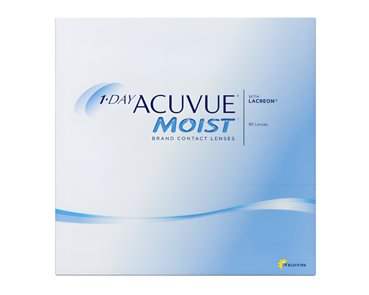 ACUVUE Moist 1-Day 90 pack ($85/Box after Rebate for Annual Supply)
