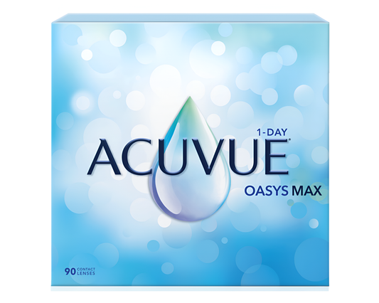 ACUVUE Oasys Max 1 Day 90 pack ($95/Box after Rebate for Annual Supply)