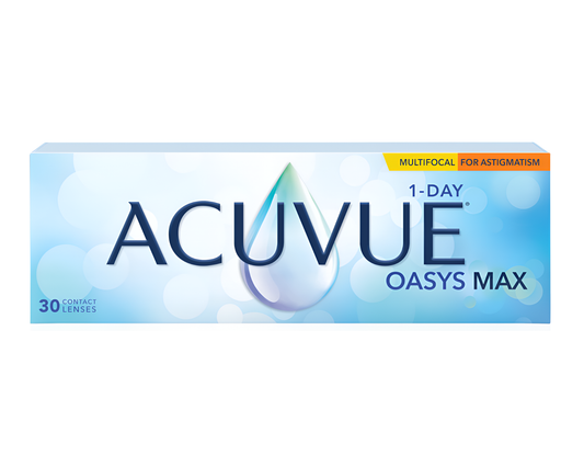 ACUVUE Oasys Max 1 day Multifocal for Astigmatism 30 pack ($81.67/Box After Rebate for Annual Supply)