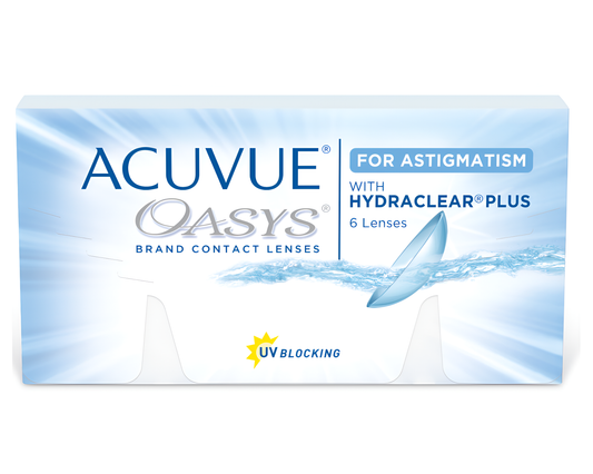 ACUVUE Oasys for Astigmatism Bi-Weekly 6 pack ($50/Box after Rebate for Annual Supply)