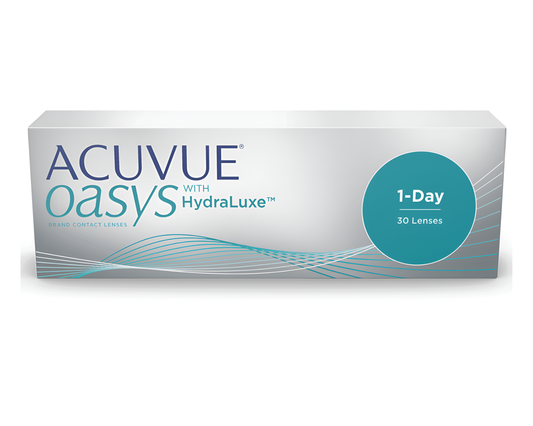 ACUVUE Oasys with HydraLuxe 1-Day 30 pack ($48.67/Box after Rebate for Annual Supply)