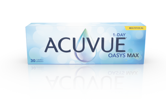 ACUVUE Oasys Max Multifocal 1 Day 30 pack ($63.80/Box After Rebate for Annual Supply)