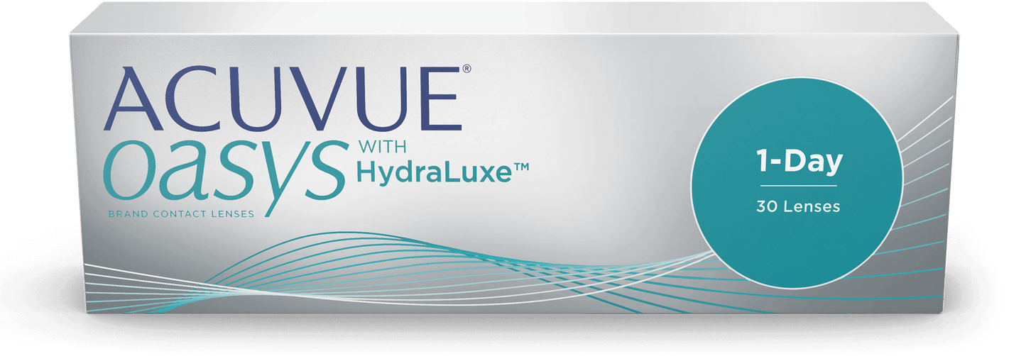 ACUVUE Oasys with HydraLuxe 1-Day 30 pack ($41.80/Box after Rebate for Annual Supply)