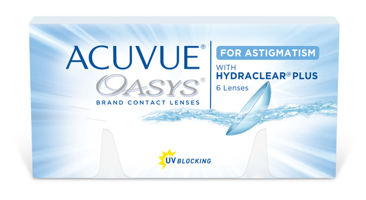 ACUVUE Oasys for Astigmatism Bi-Weekly 6 pack ($40/Box after Rebate for Annual Supply)