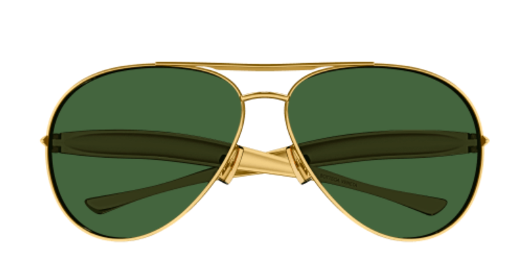Bottega Veneta Tear Drop Aviator Sunglasses